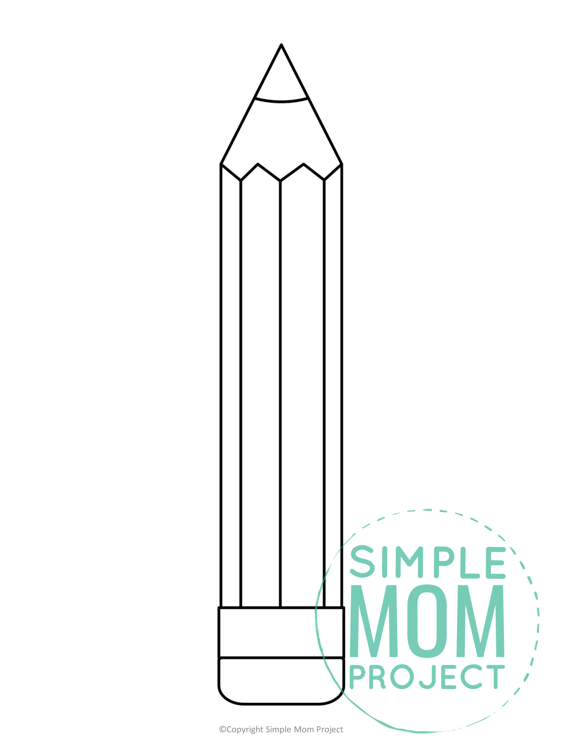 Pencil Template Printable - Printable Templates Free