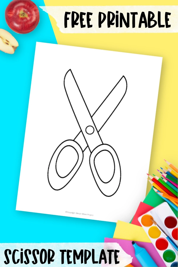 kids scissors cutting clipart