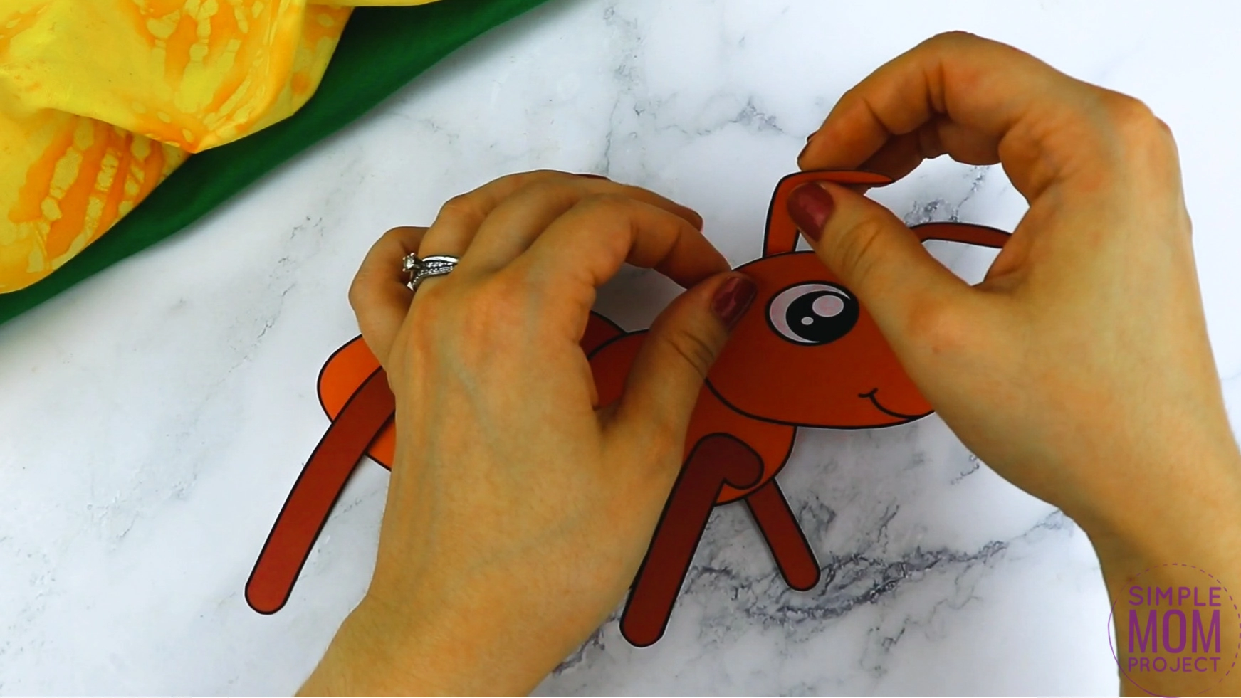 Free Printable Ant Craft for Kids, preschoolers and toddlers