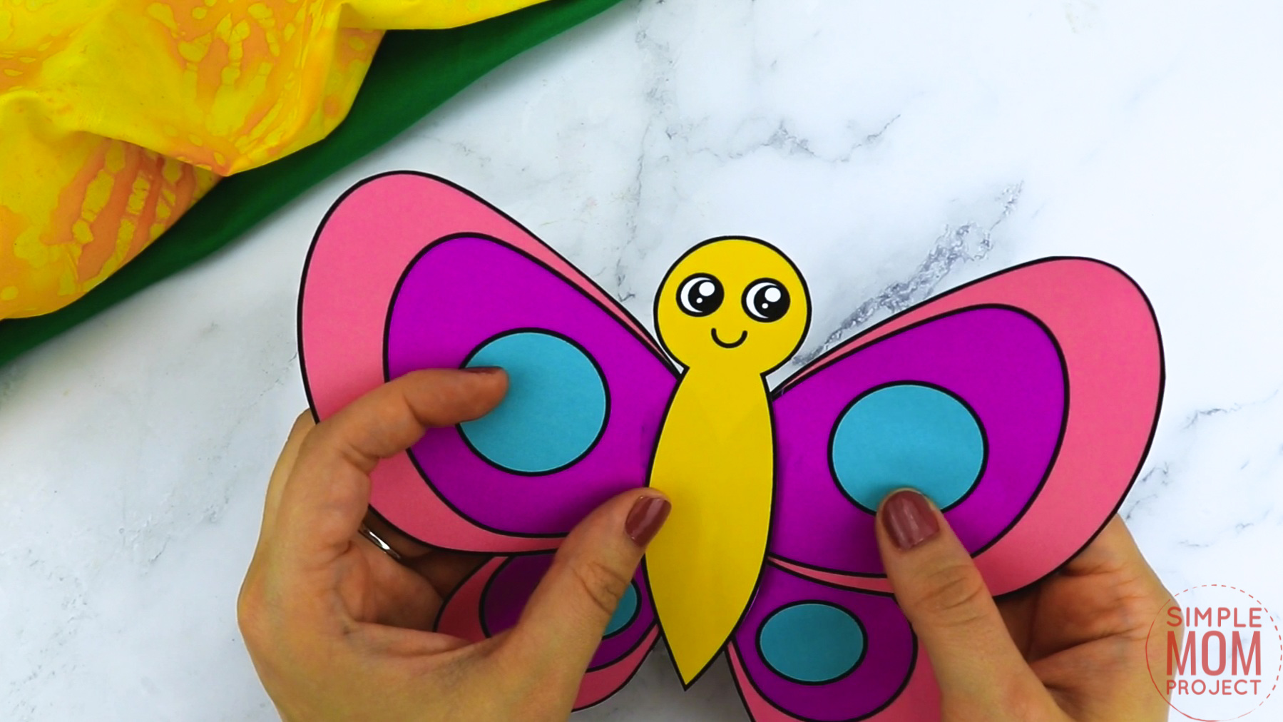 Free Printable Butterfly Craft Template - Simple Mom Project