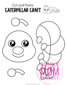 Free Printable Caterpillar Craft Template - Simple Mom Project