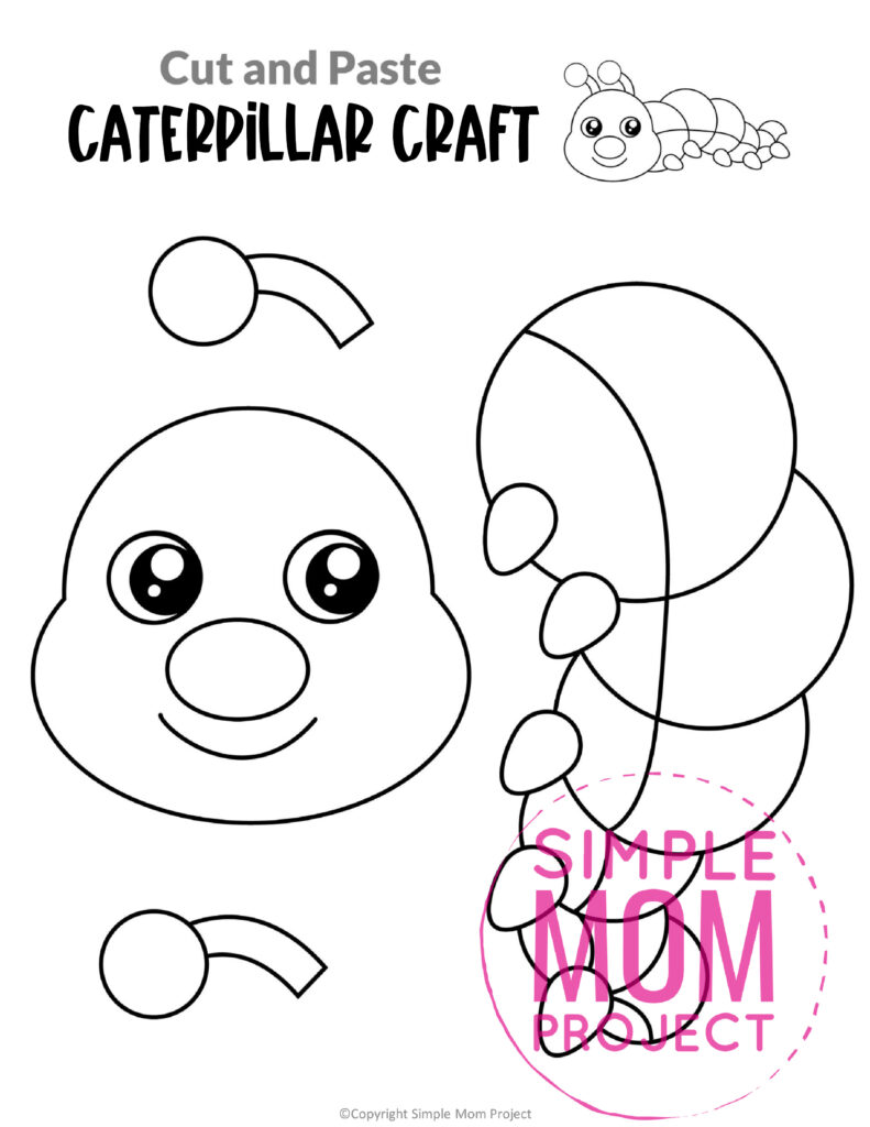 Printable Bug and Insect Craft Templates - Simple Mom Project