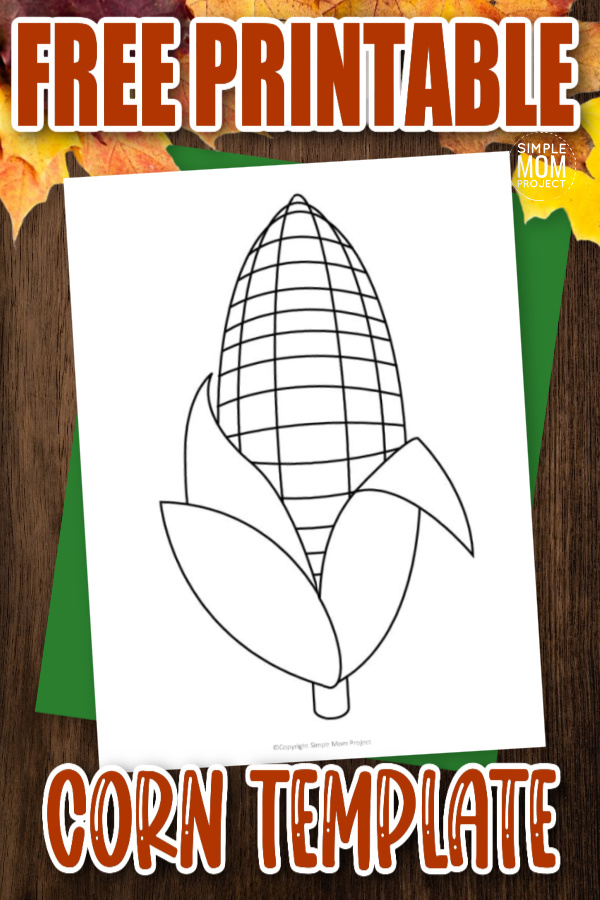 Free Printable Corn Template Printable