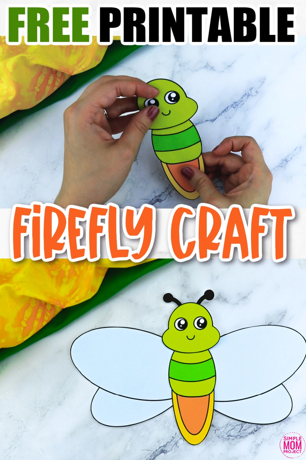 Free Printable Firefly Craft Template – Simple Mom Project