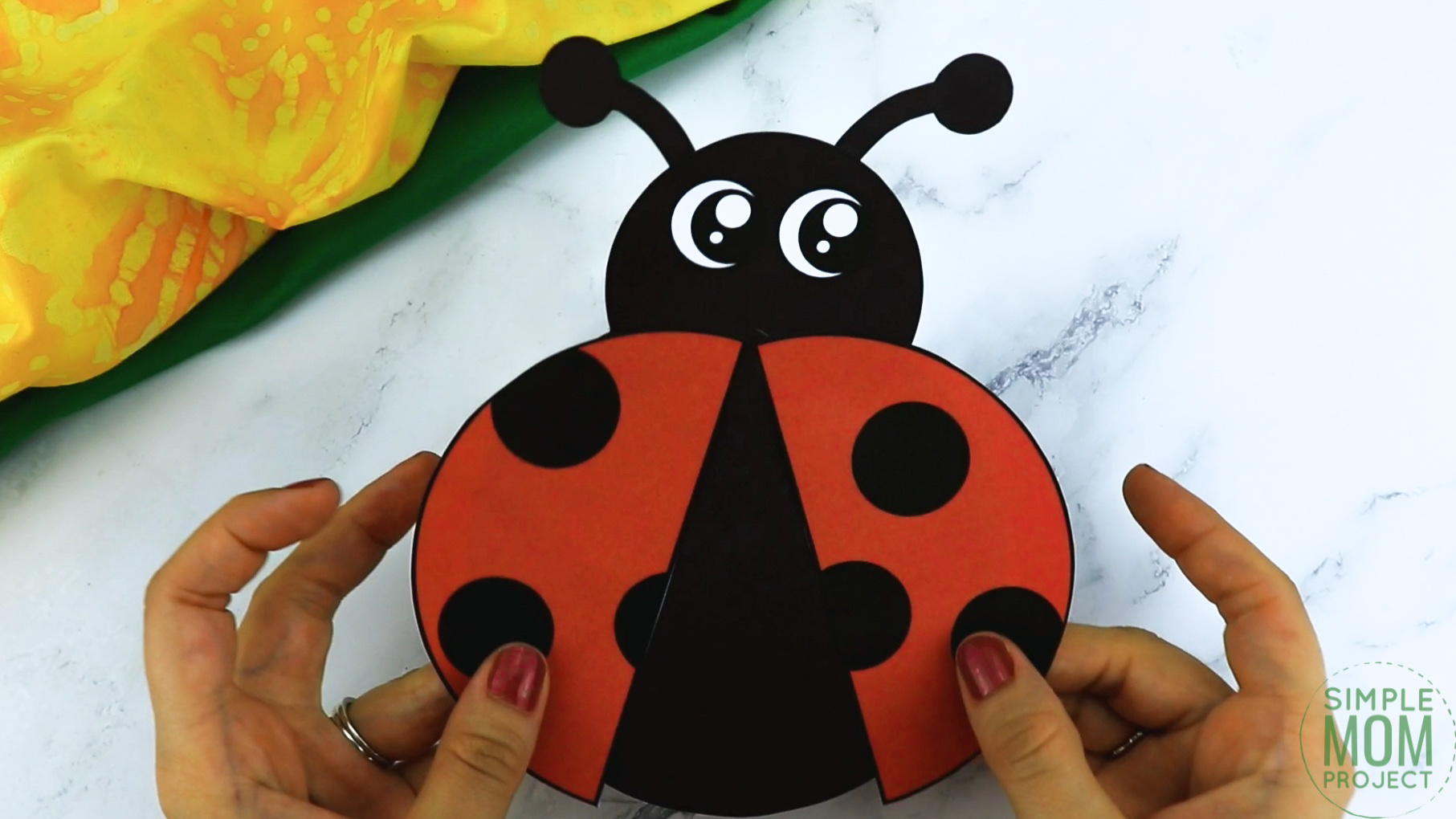 Free Printable Ladybug Craft Template - Simple Mom Project With Blank Ladybug Template