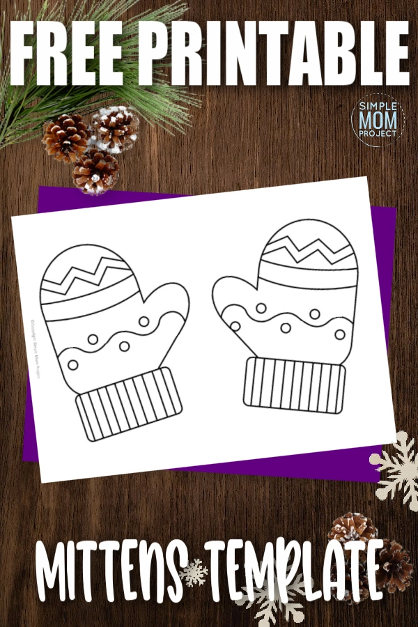 Simple Winter Hat Craft for Toddlers with Free Printable Template