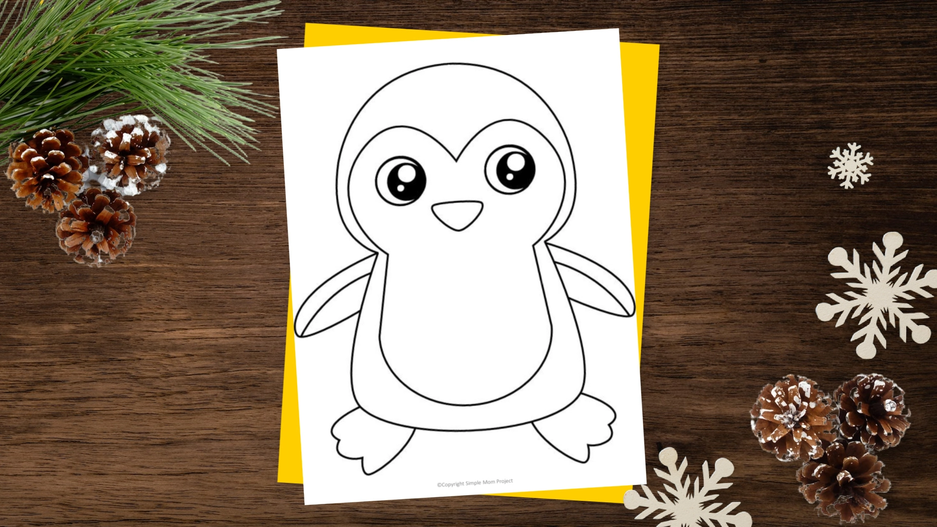 tacky the penguin coloring page