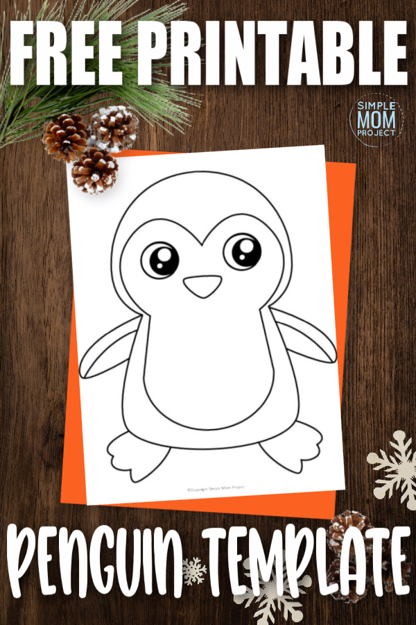 Free Printable Penguin Template Simple Mom Project