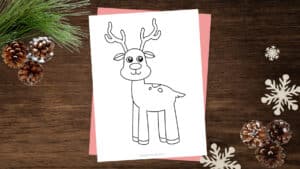 Free Printable Reindeer Template - Simple Mom Project