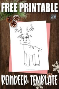 Free Printable Reindeer Template - Simple Mom Project