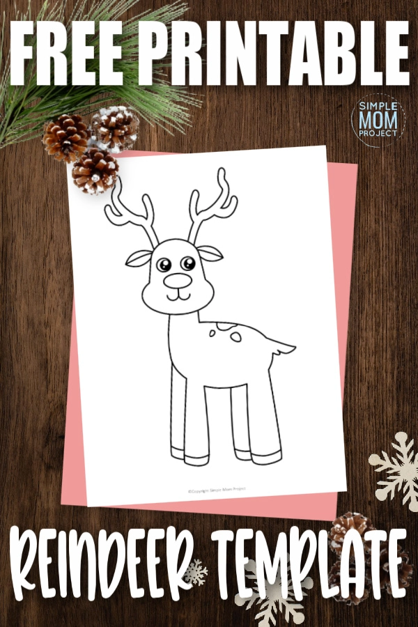 reindeer pattern printable