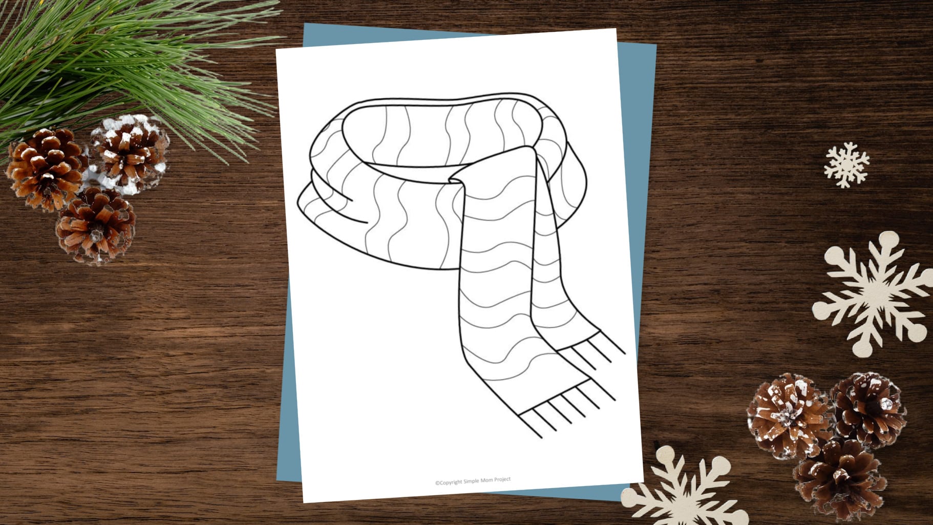 Free Printable Scarf Template Simple Mom Project