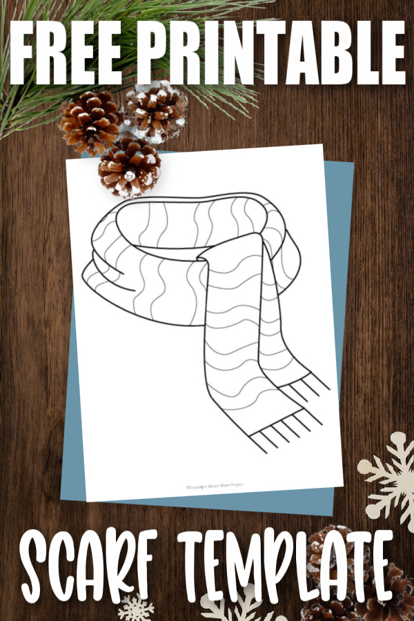 Free Printable Scarf Template Simple Mom Project