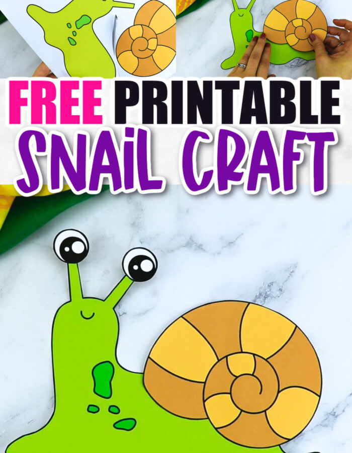 Click now for a simple way to teach the letter S in the alphabet, click now to download and print this spiral snail craft today! This garden craft is an easy preschool, kindergarten or toddler printable snail craft! Turn it into a spring snail puppet activity with a toilet paper roll or clothespin. Options for this snail craft are endless!