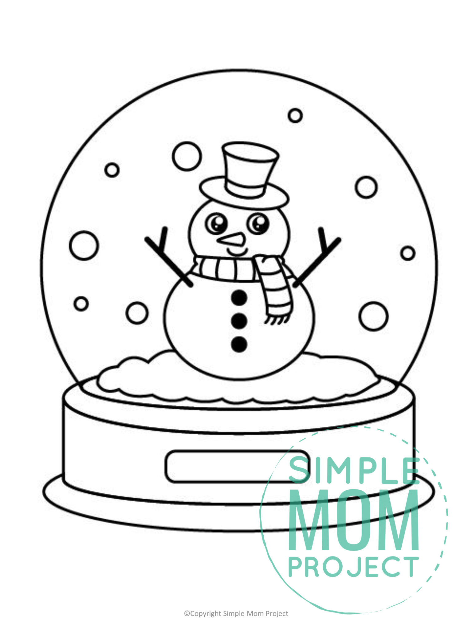 Printable Winter Template Bundle Simple Mom Project