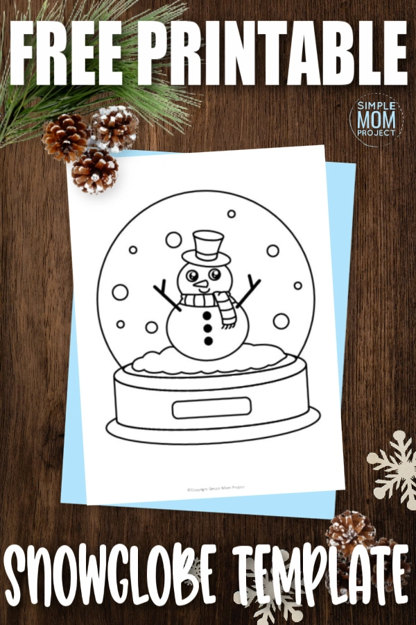 Contact Paper Snowglobe Craft - Crafty Morning