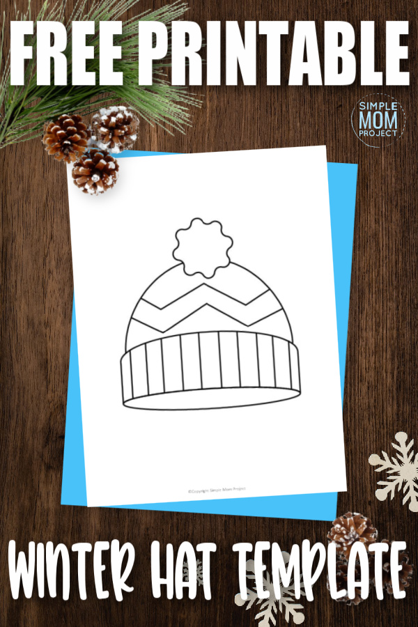 Free Printable Winter Hat Craft Template 