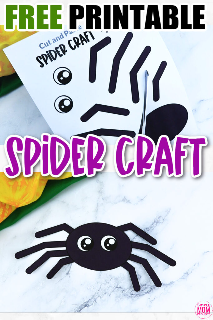 Free Printable Spider Craft Template - Simple Mom Project