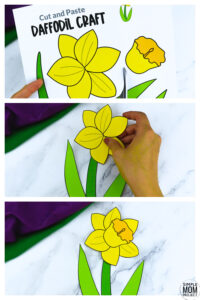 Free Printable Daffodil Craft Template - Simple Mom Project