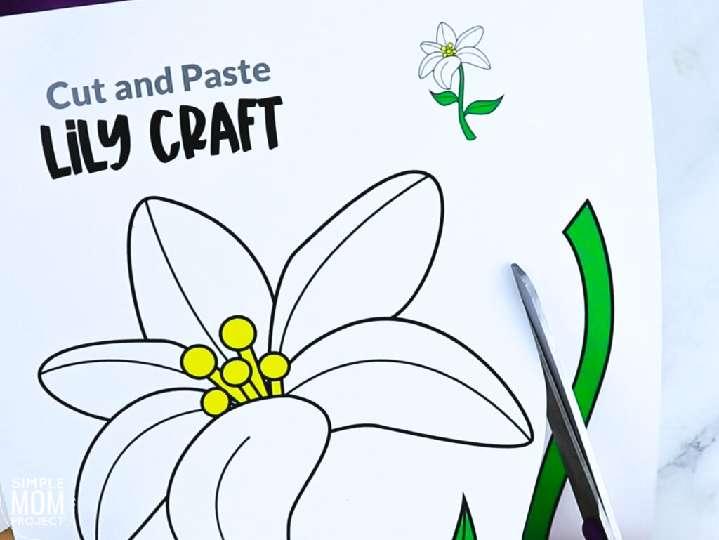 Free Printable Lily Craft Template – Simple Mom Project