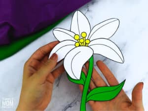 Free Printable Lily Craft Template – Simple Mom Project
