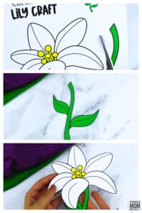 Free Printable Lily Craft Template – Simple Mom Project