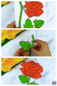 Free Printable Rose Craft Template – Simple Mom Project