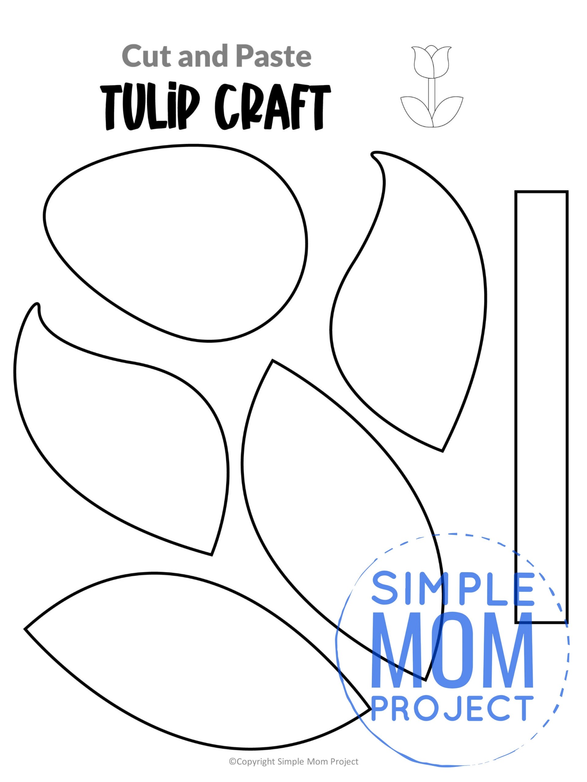 Free Printable Scissor Template – Simple Mom Project