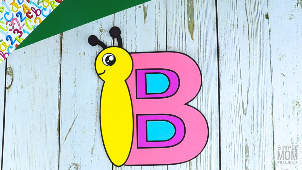 Free Printable Letter B Craft Template - Simple Mom Project