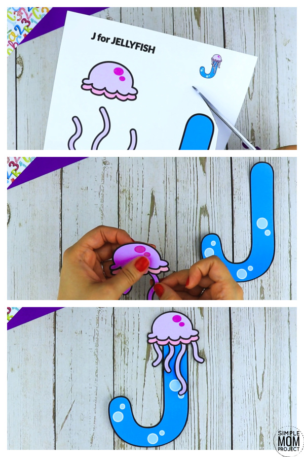 Free Printable Letter J Craft Template Simple Mom Project