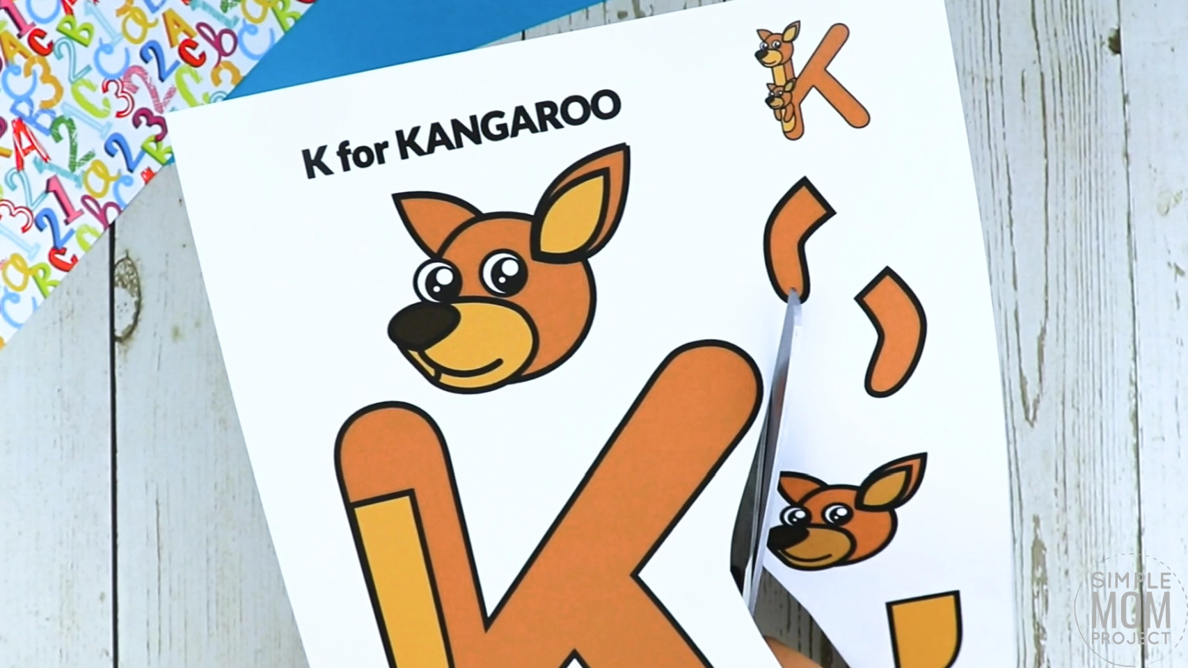 k is for kangaroo craft