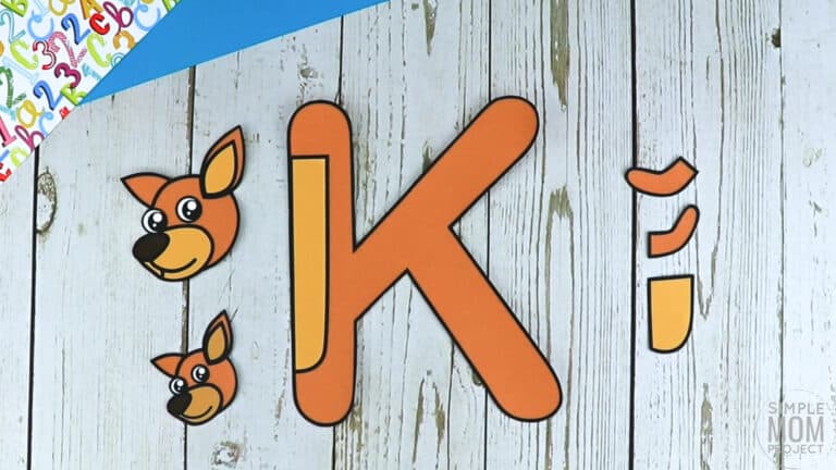 Free Printable Letter K Craft Template – Simple Mom Project