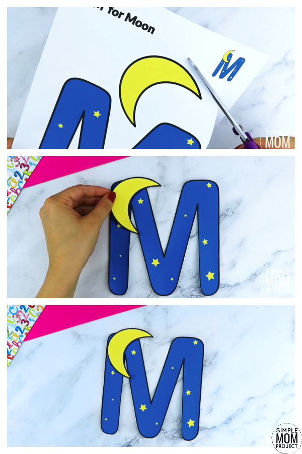 Free Printable Letter M Craft Template Simple Mom Project