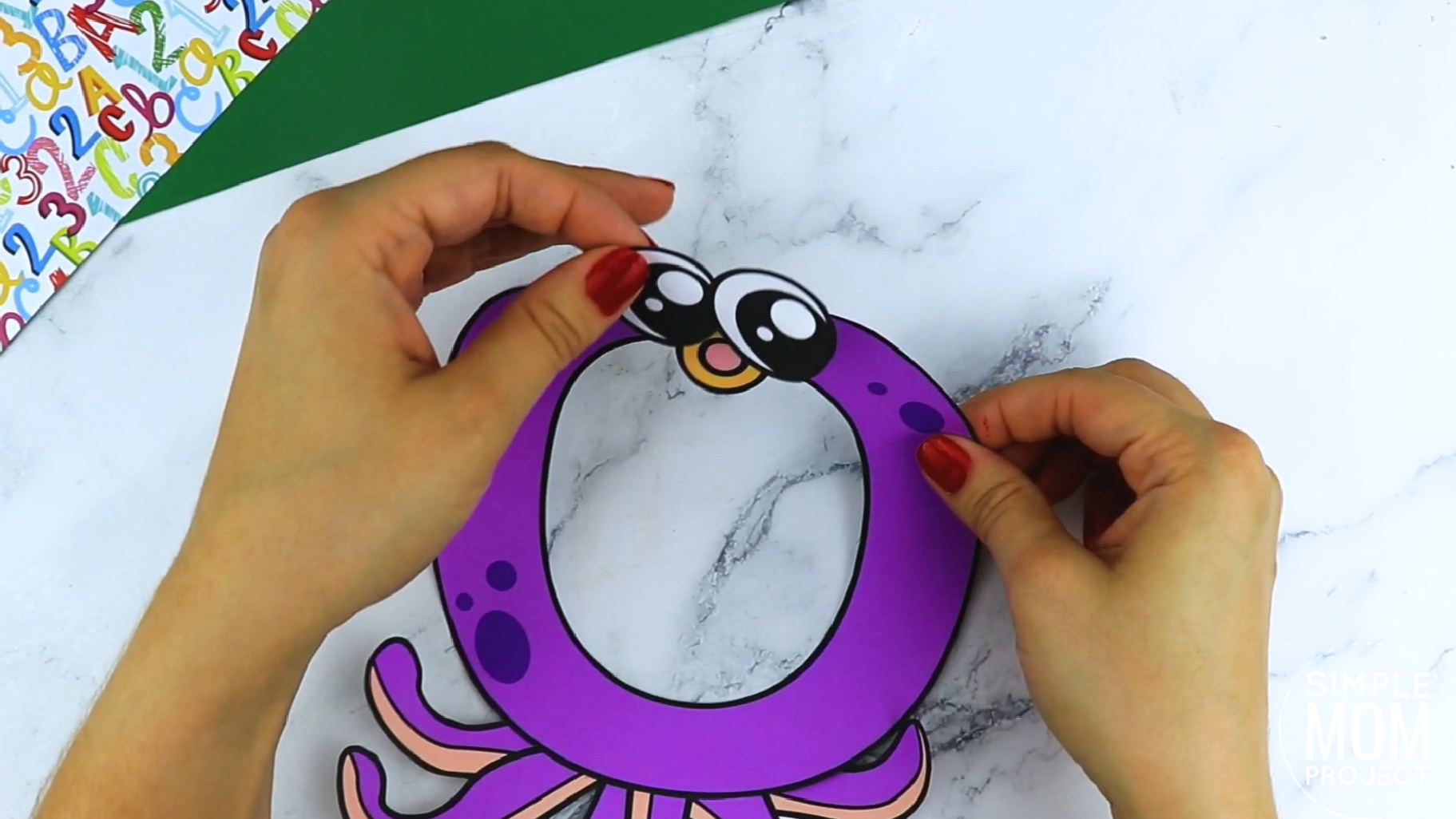 O is for Octopus Printable Craft Octopus Letter O Craft for Kids, preschoolers, toddlers and kindergartners