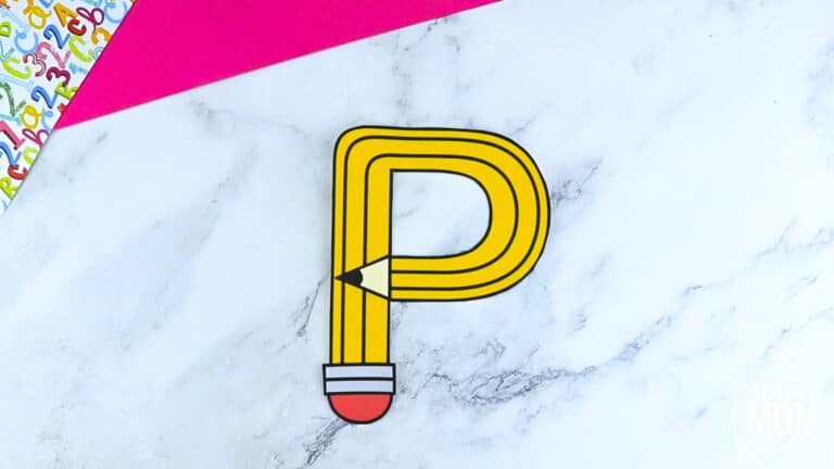 Free Printable Letter P Craft Template – Simple Mom Project