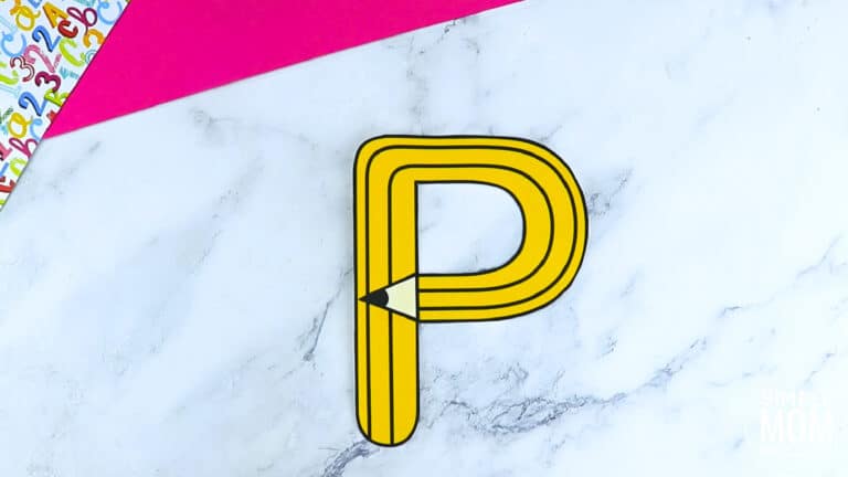 Free Printable Letter P Craft Template – Simple Mom Project