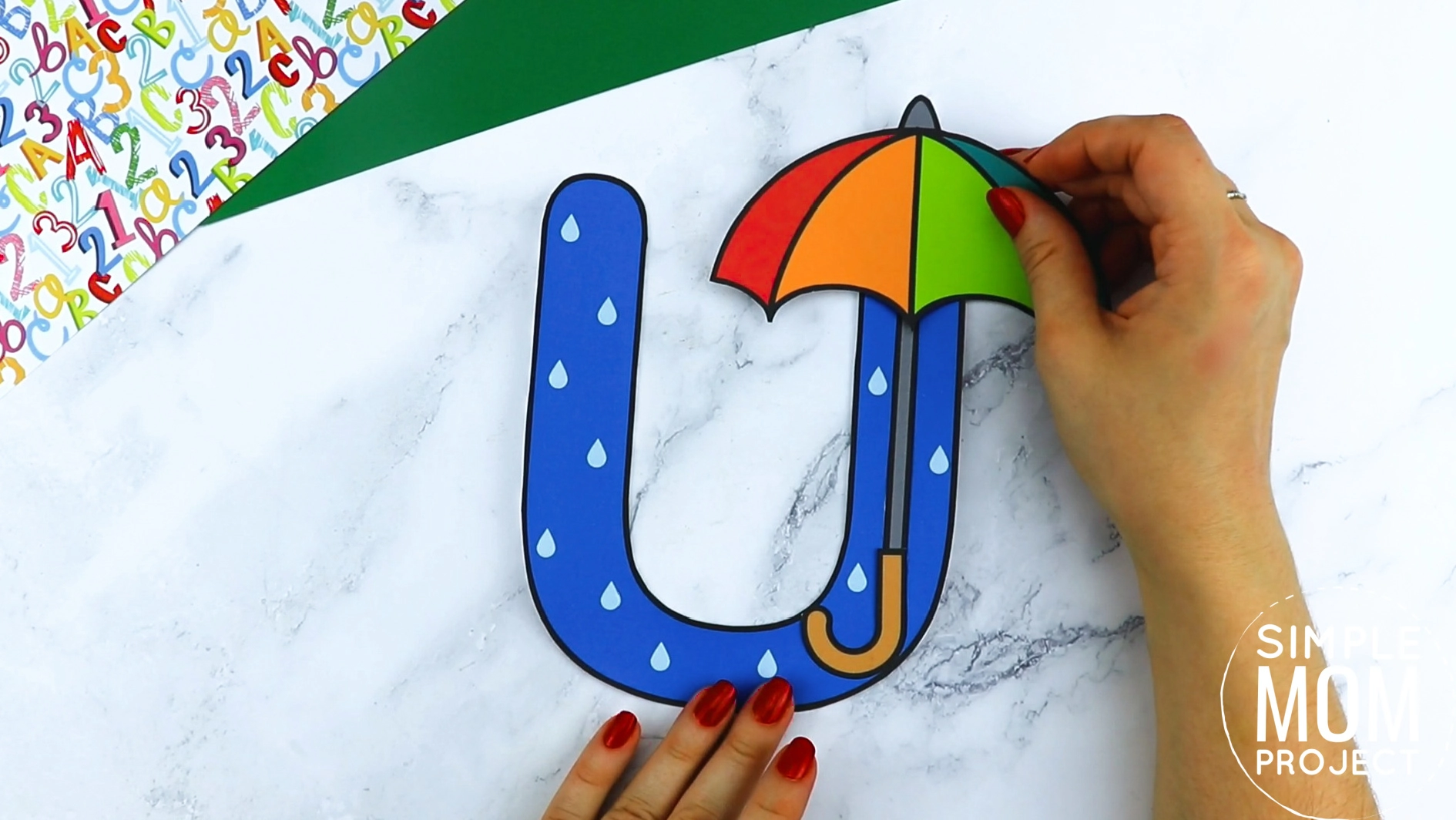 Free Printable Letter U Craft Template Simple Mom Project