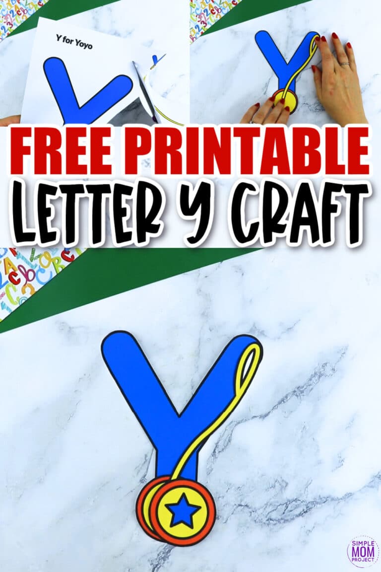Free Printable Letter Y Craft Template - Simple Mom Project