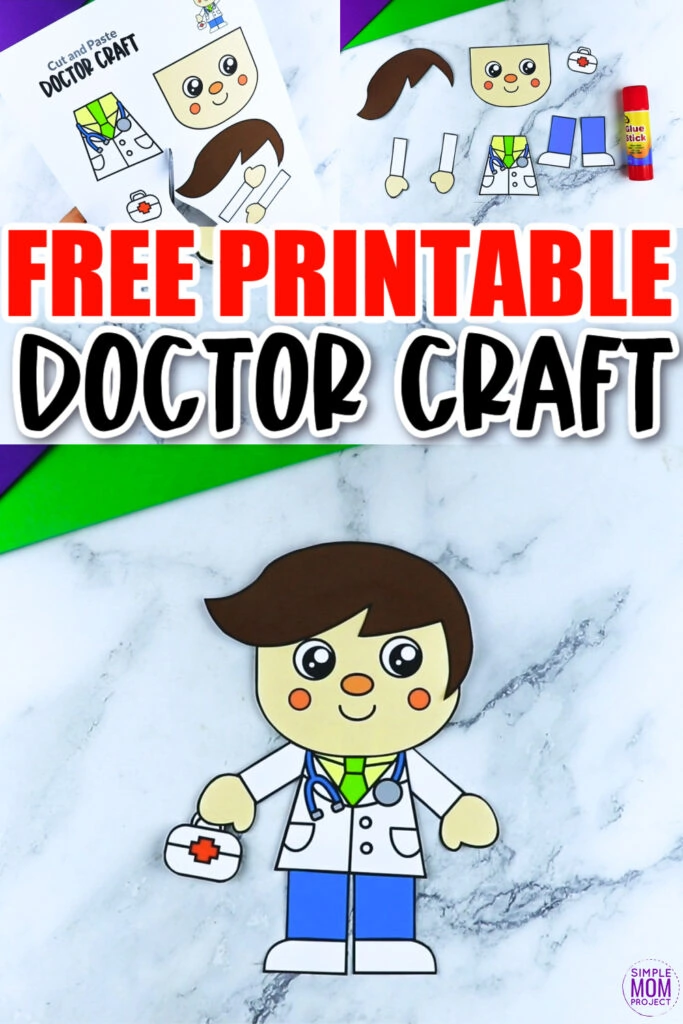 Free Printable Doctor Craft Template – Simple Mom Project