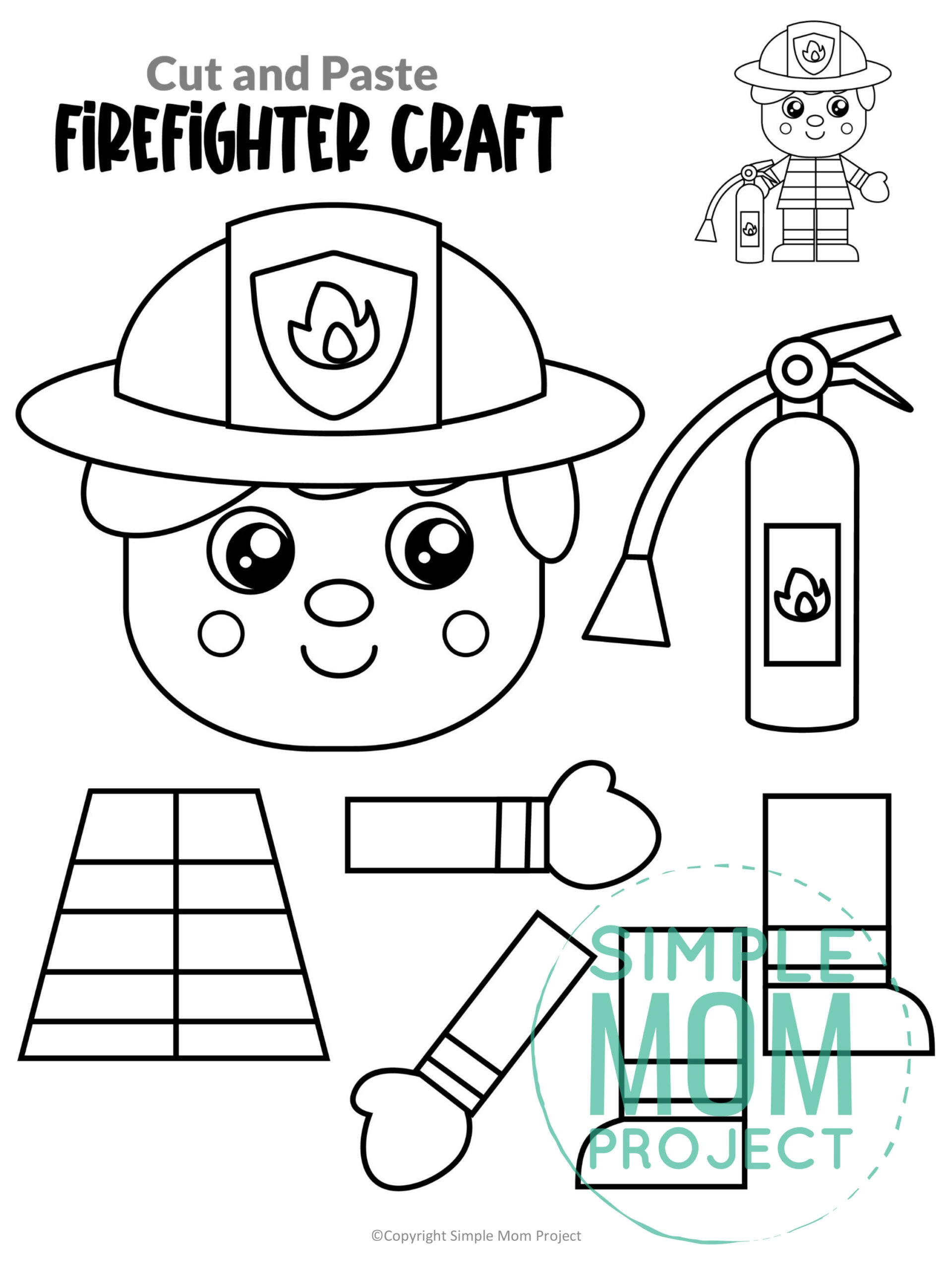Printable Picture Fireman Printable Picture Fireman