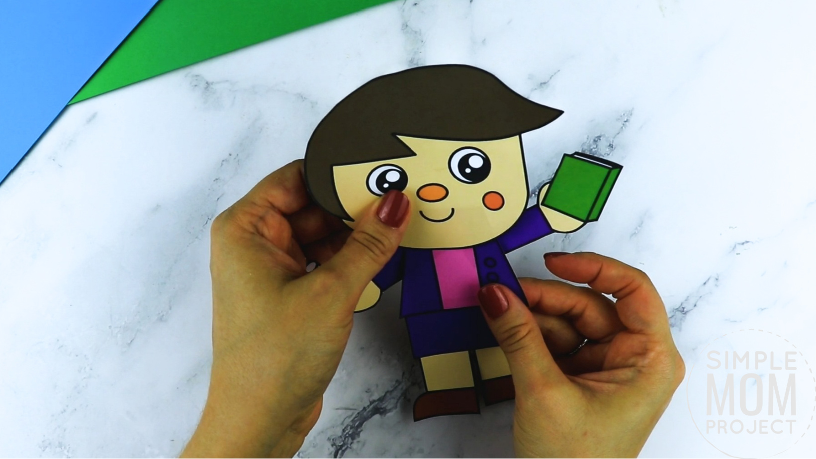 Free printable teacher craft for kids, preschoolers, toddlers and kindergartners