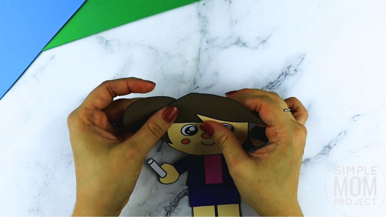 Free printable teacher craft for kids, preschoolers, toddlers and kindergartners