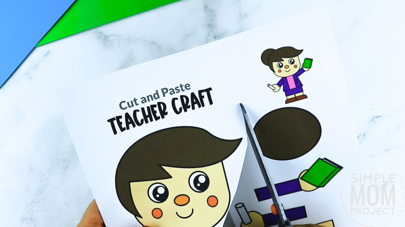 Free Printable Teacher Craft Template - Simple Mom Project