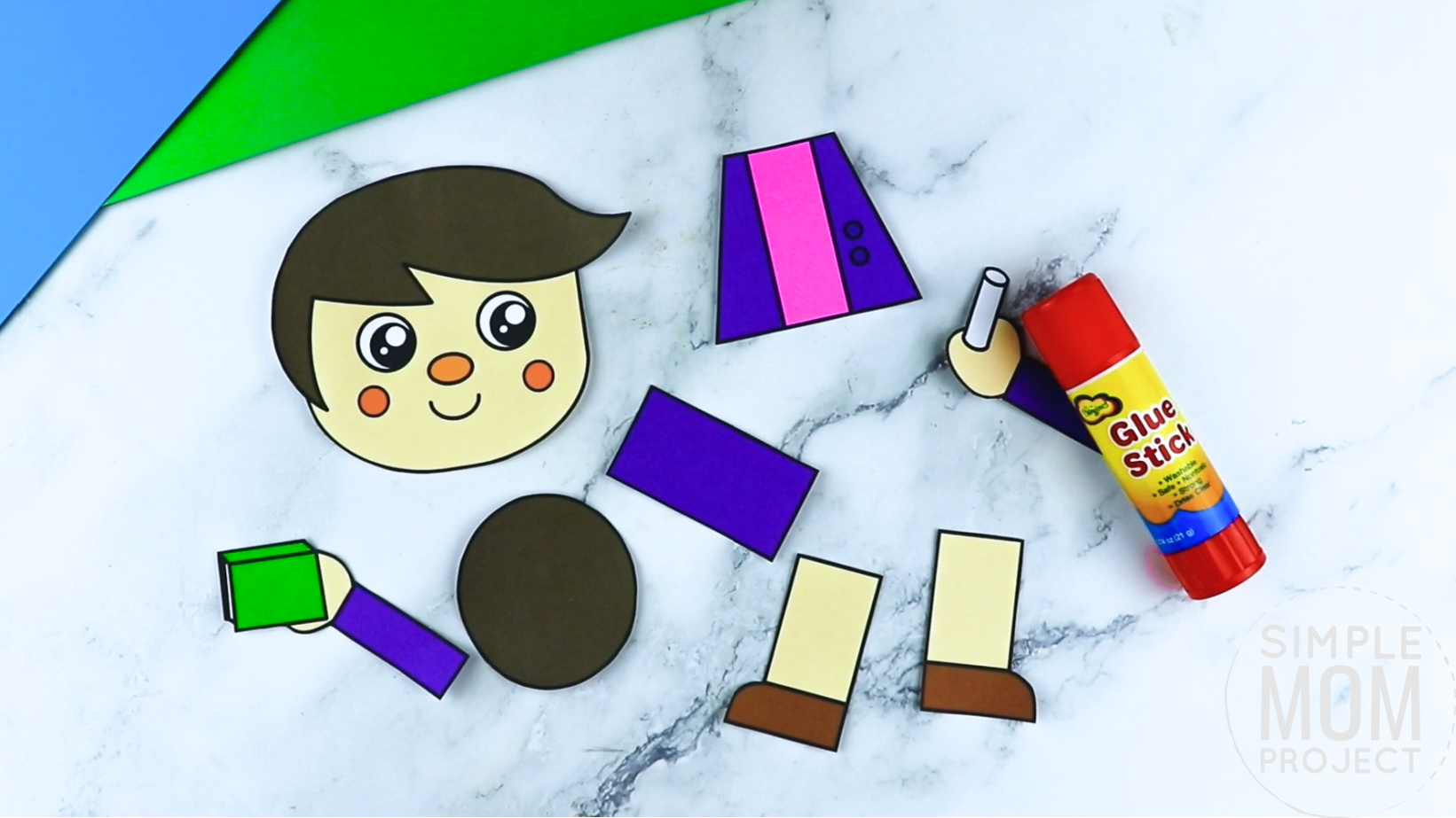 Free printable teacher craft for kids, preschoolers, toddlers and kindergartners
