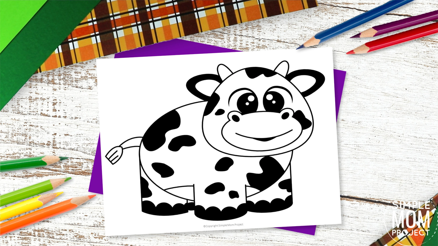 Free and customizable cow templates