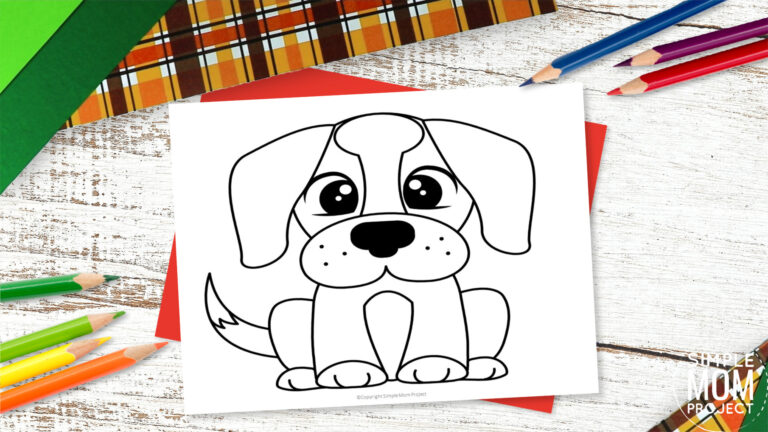 Free Printable Dog Template - Simple Mom Project