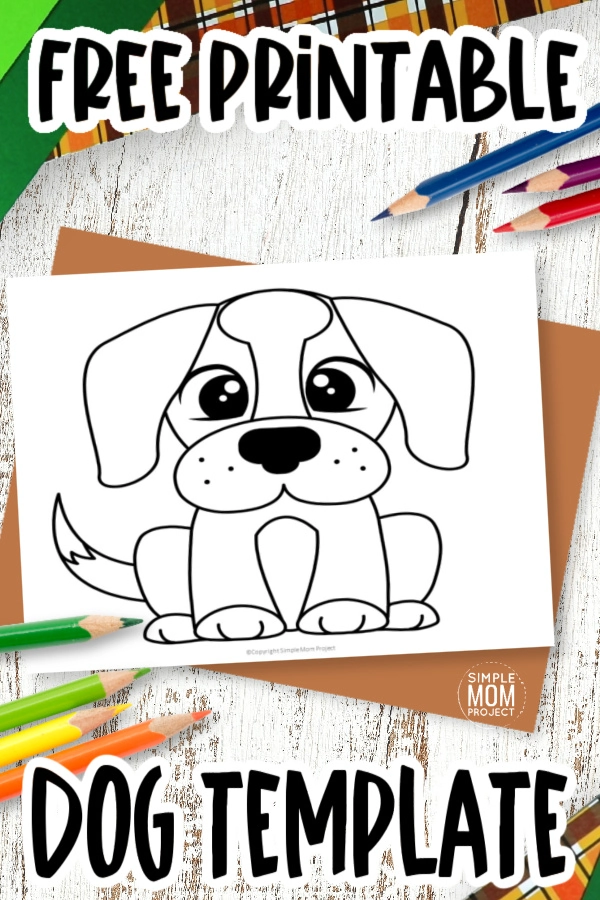 dog template printable