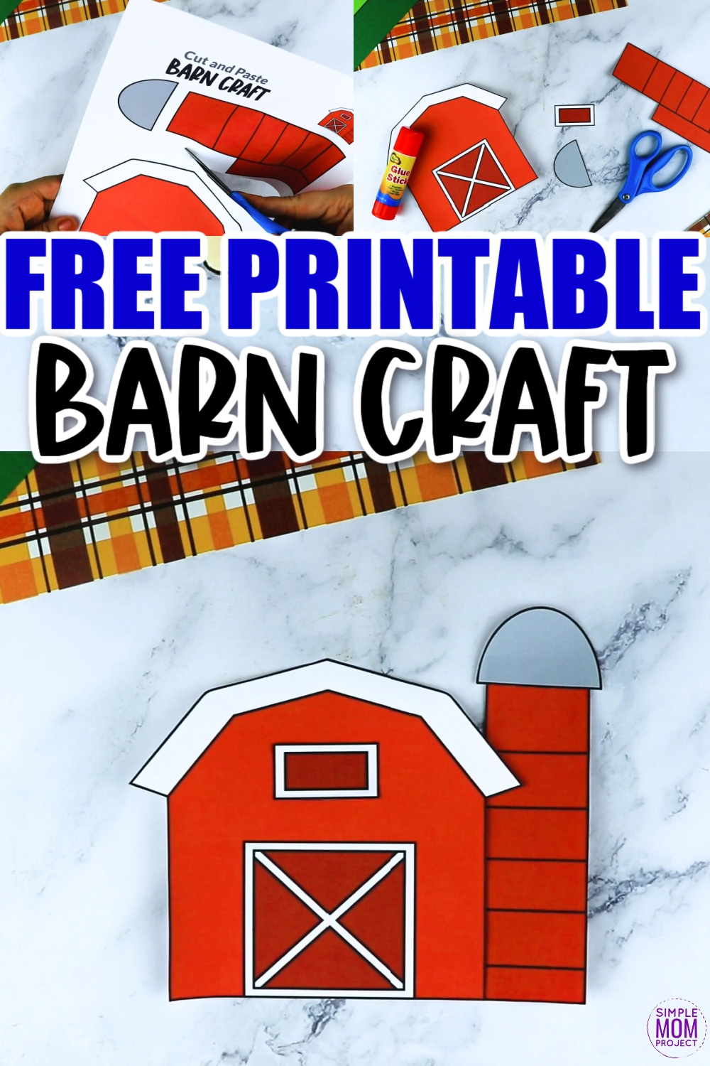 Free Printable Barn Craft Template – Simple Mom Project