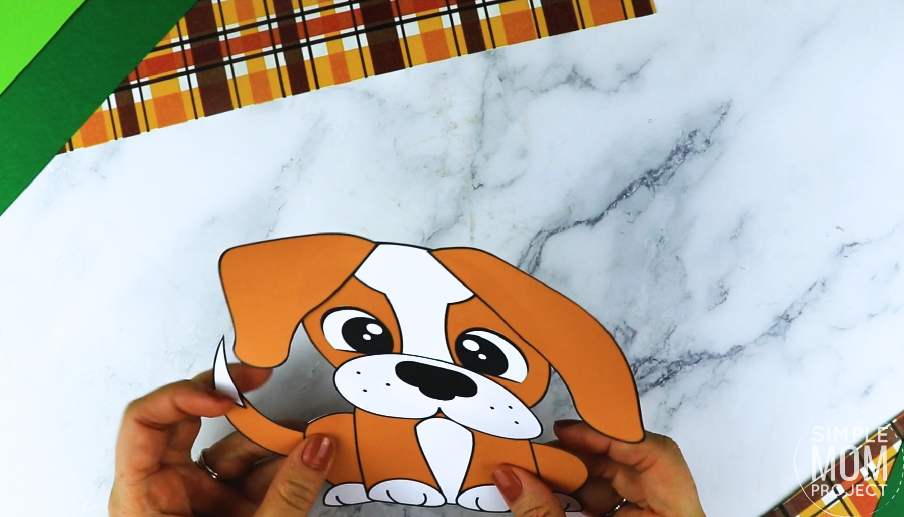 Free Printable Dog Craft Template Simple Mom Project