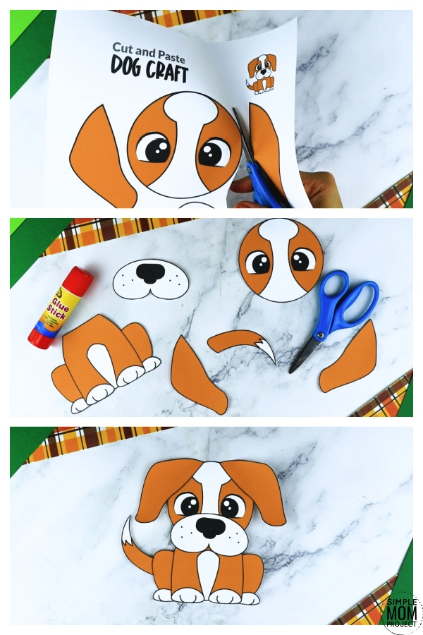 Free Printable Dog Craft Template – Simple Mom Project